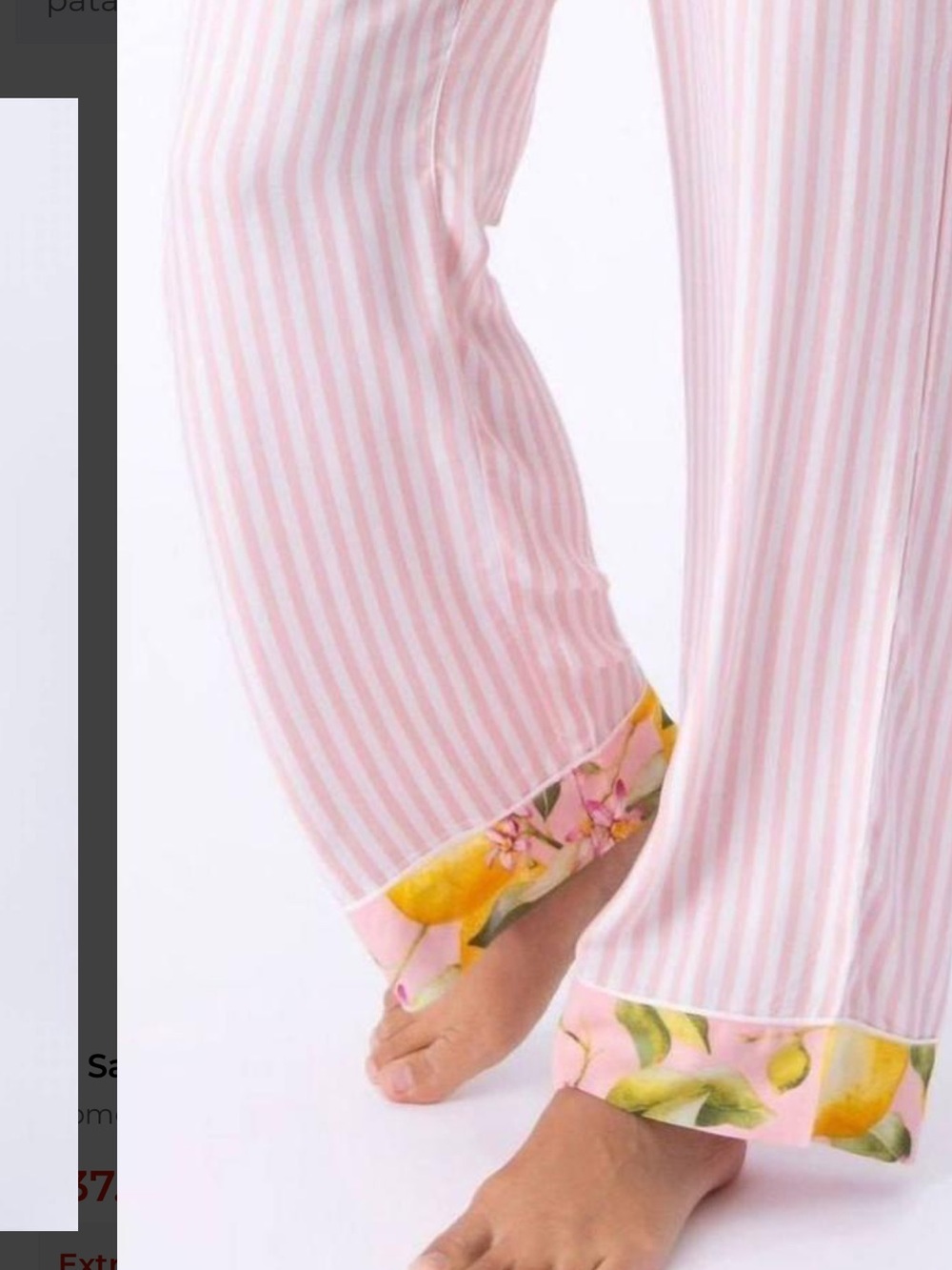 PJ SALVAGE in full bloom pajama pant in pink dream